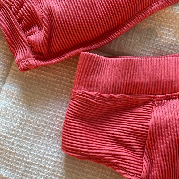 Women’s Two-Piece Bikini in coral pink color, size medium - Picture 2 of 12